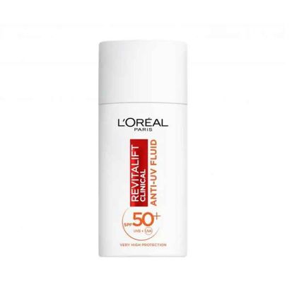 Слънцезащитен флуид за лице Loreal Revitalift Clinica