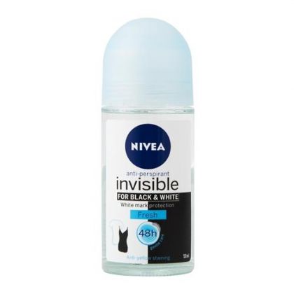 Дамски Рол-Он NIVEA Invisible B&W син 