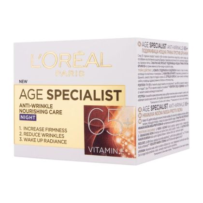 Нощен Крем L'OREAL Age Specialist 65+