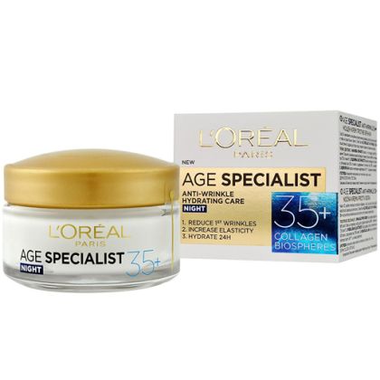 Нощен Крем за лице LOREAL Age Expert 35+ 50 мл